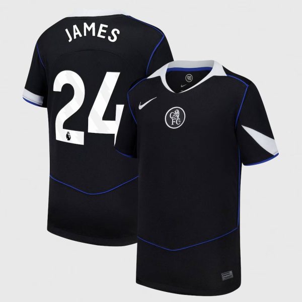 Chelsea Stores – Best Selection of chelsea nike third stadium shirt 2025-26 – youth with james 24 printing Chelsea Gear
