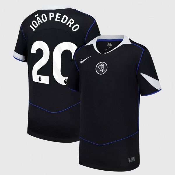 Chelsea Stores – Best Selection of chelsea nike third stadium shirt 2025-26 – youth with joão pedro 20 printing Chelsea Gear