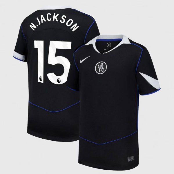 Chelsea Stores – Best Selection of chelsea nike third stadium shirt 2025-26 – youth with n.jackson 15 printing Chelsea Gear