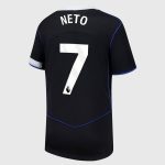Chelsea Stores – Best Selection of chelsea nike third stadium shirt 2025-26 – youth with neto 7 printing Chelsea Gear