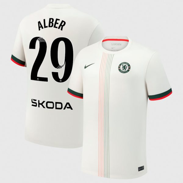 Chelsea Stores – Best Selection of chelsea wsl nike away stadium shirt 2025-26 with alber 29 printing Chelsea Gear