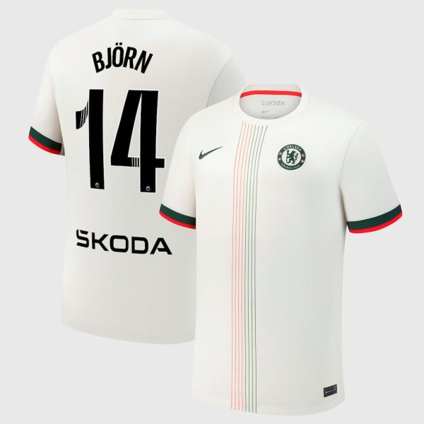 Chelsea Stores – Best Selection of chelsea wsl nike away stadium shirt 2025-26 with björn 14 printing Chelsea Gear