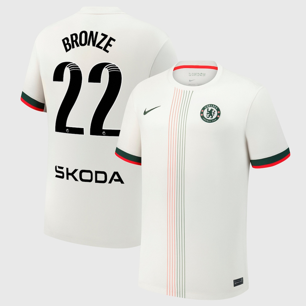Chelsea Stores – Best Selection of chelsea wsl nike away stadium shirt 2025-26 with bronze 22 printing Chelsea Gear