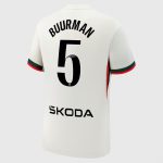 Chelsea Stores – Best Selection of chelsea wsl nike away stadium shirt 2025-26 with buurman 5 printing Chelsea Gear