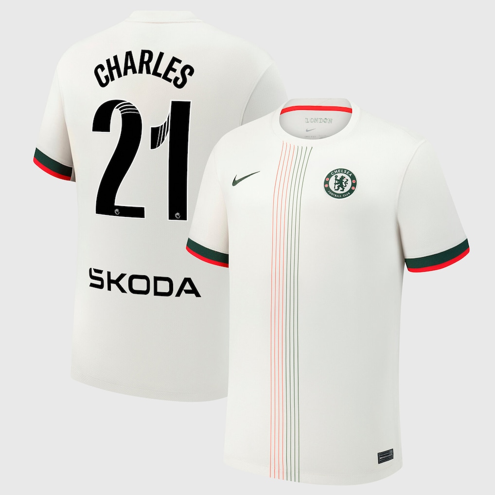 Chelsea Stores – Best Selection of chelsea wsl nike away stadium shirt 2025-26 with charles 21 printing Chelsea Gear