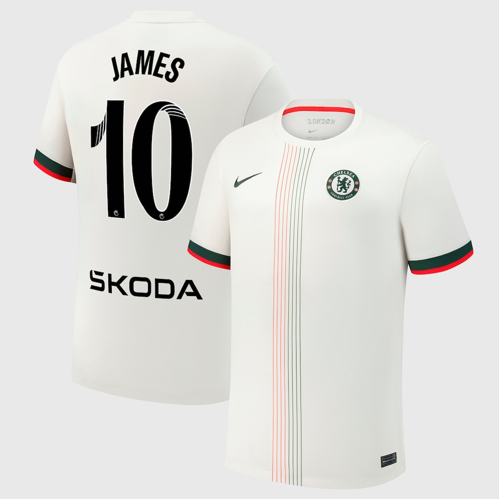 Chelsea Stores – Best Selection of chelsea wsl nike away stadium shirt 2025-26 with james 10 printing Chelsea Gear