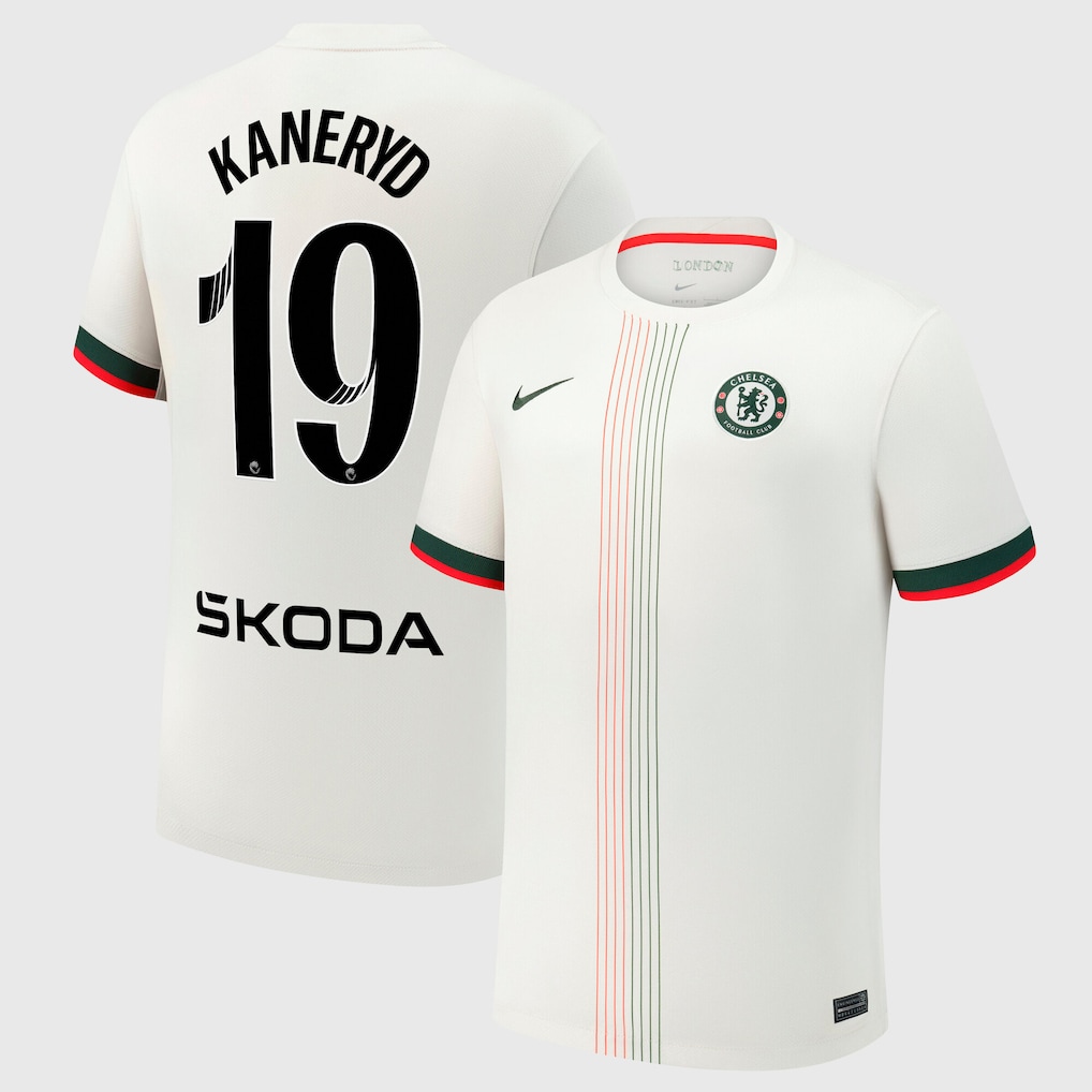Chelsea Stores – Best Selection of chelsea wsl nike away stadium shirt 2025-26 with kaneryd 19 printing Chelsea Gear
