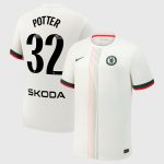 Chelsea Stores – Best Selection of chelsea wsl nike away stadium shirt 2025-26 with potter 32 printing Chelsea Gear