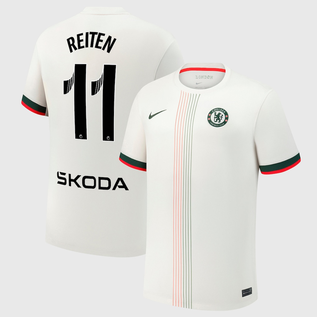 Chelsea Stores – Best Selection of chelsea wsl nike away stadium shirt 2025-26 with reiten 11 printing Chelsea Gear