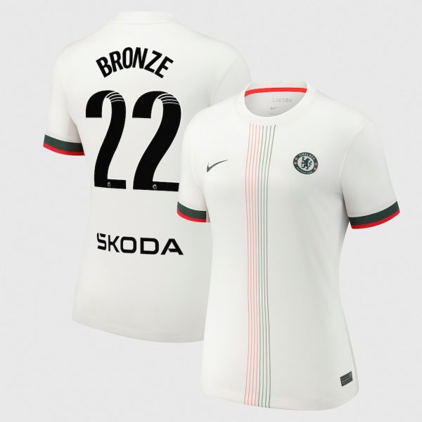 Chelsea Stores – Best Selection of chelsea wsl nike away stadium shirt 2025-26 – womens with bronze 22 printing Chelsea Gear