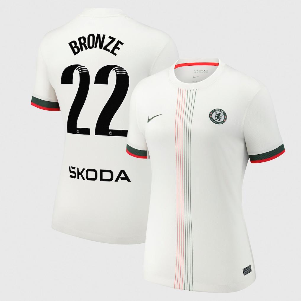 Chelsea Stores – Best Selection of chelsea wsl nike away stadium shirt 2025-26 – womens with bronze 22 printing Chelsea Gear