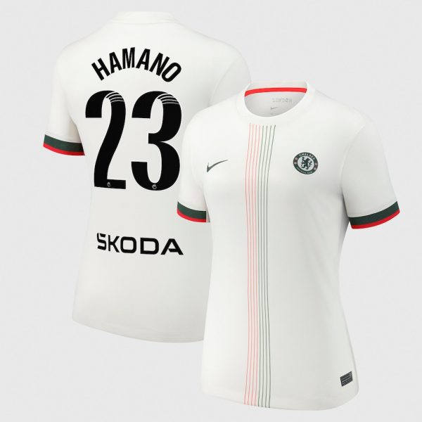 Chelsea Stores – Best Selection of chelsea wsl nike away stadium shirt 2025-26 – womens with hamano 23 printing Chelsea Gear