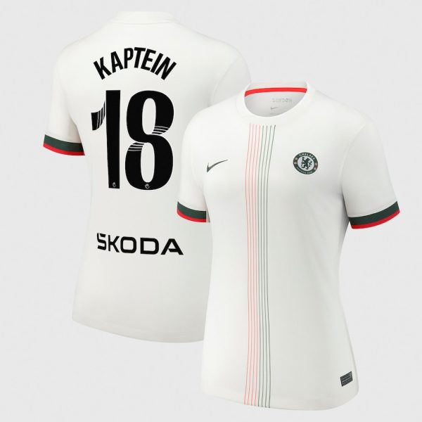 Chelsea Stores – Best Selection of chelsea wsl nike away stadium shirt 2025-26 – womens with kaptein 18 printing Chelsea Gear
