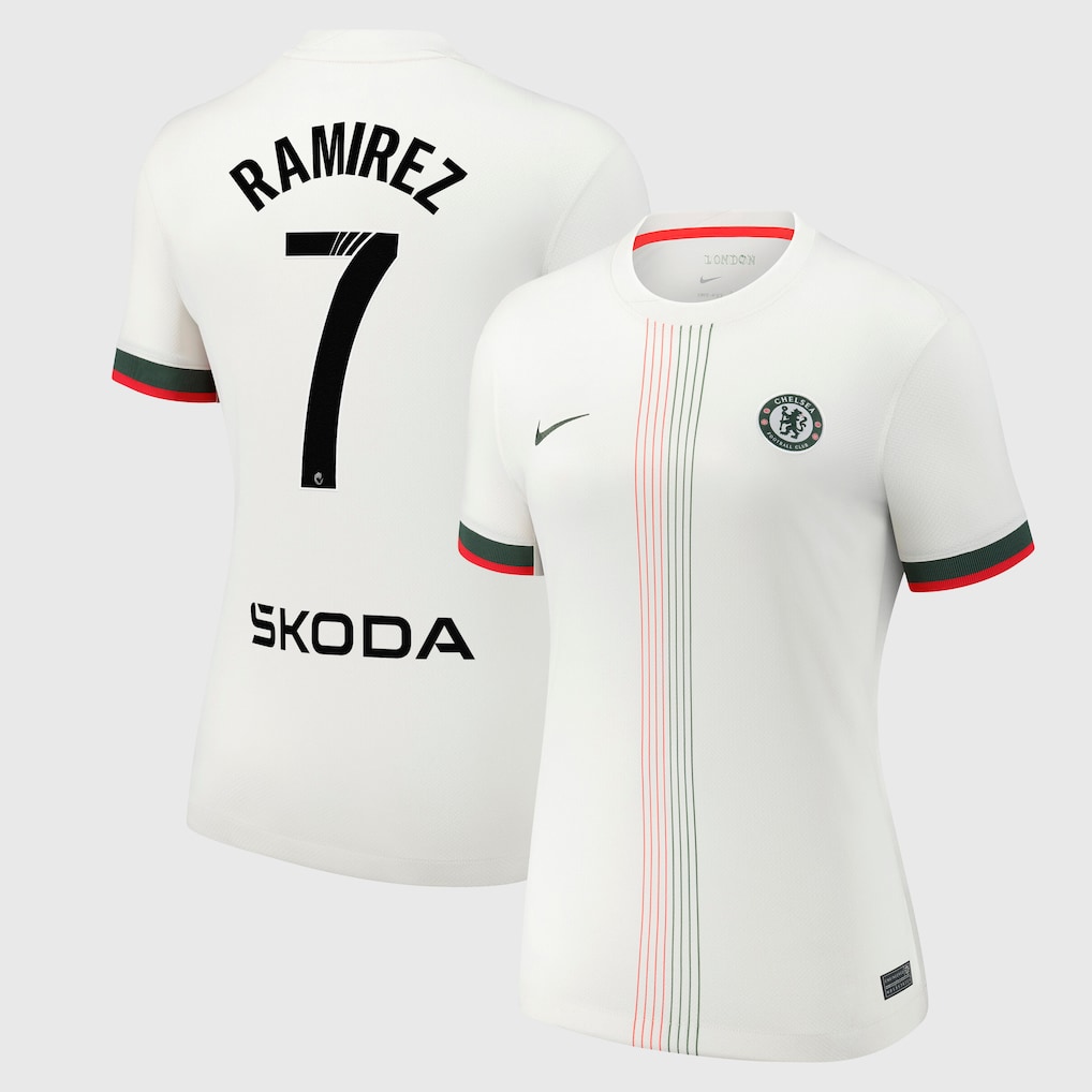 Chelsea Stores – Best Selection of chelsea wsl nike away stadium shirt 2025-26 – womens with ramírez 7 printing Chelsea Gear