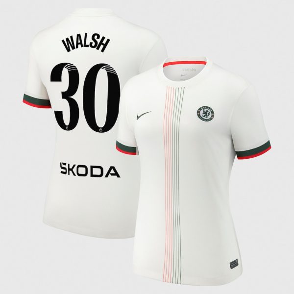 Chelsea Stores – Best Selection of chelsea wsl nike away stadium shirt 2025-26 – womens with walsh 30 printing Chelsea Gear