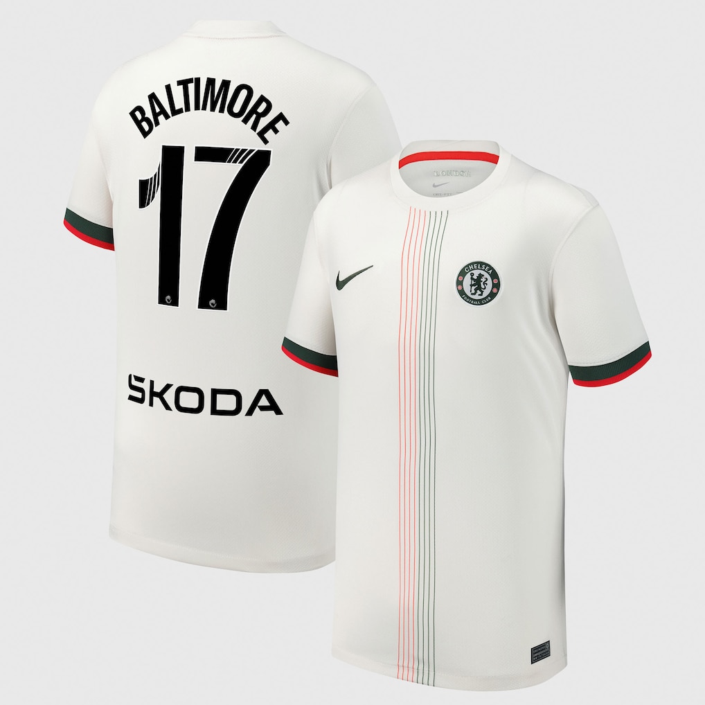 Chelsea Stores – Best Selection of chelsea wsl nike away stadium shirt 2025-26 – youth with baltimore 17 printing Chelsea Gear