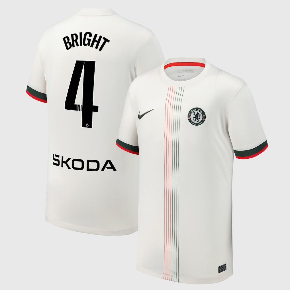 Chelsea Stores – Best Selection of chelsea wsl nike away stadium shirt 2025-26 – youth with bright 4 printing Chelsea Gear