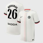 Chelsea Stores – Best Selection of chelsea wsl nike away stadium shirt 2025-26 – youth with buchanan 26 printing Chelsea Gear