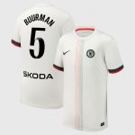 Chelsea Stores – Best Selection of chelsea wsl nike away stadium shirt 2025-26 – youth with buurman 5 printing Chelsea Gear