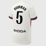 Chelsea Stores – Best Selection of chelsea wsl nike away stadium shirt 2025-26 – youth with buurman 5 printing Chelsea Gear