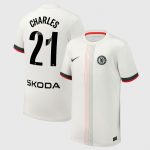 Chelsea Stores – Best Selection of chelsea wsl nike away stadium shirt 2025-26 – youth with charles 21 printing Chelsea Gear