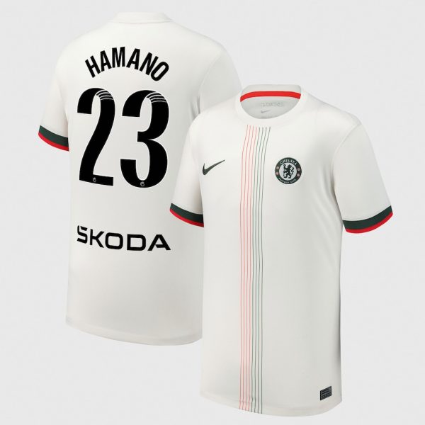 Chelsea Stores – Best Selection of chelsea wsl nike away stadium shirt 2025-26 – youth with hamano 23 printing Chelsea Gear