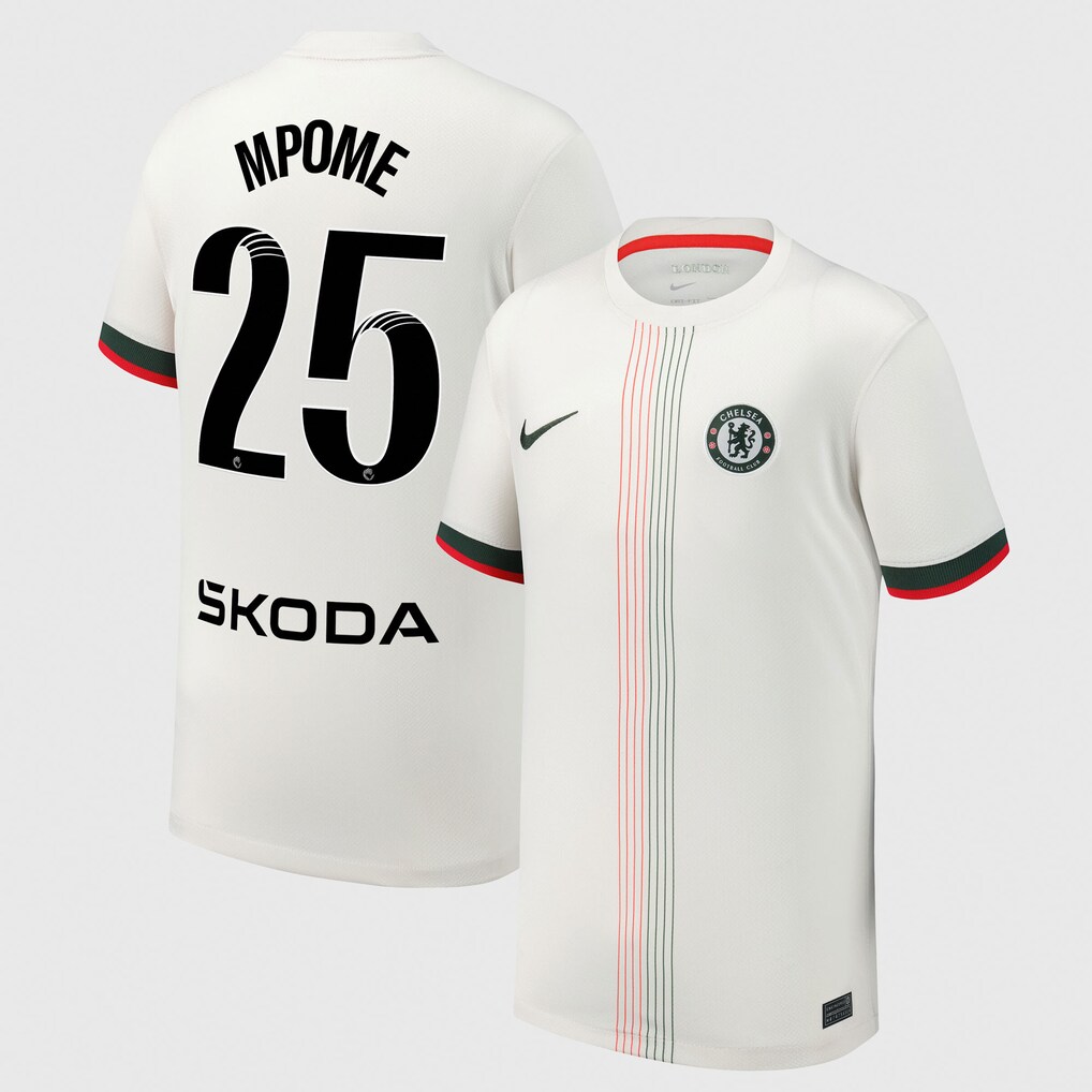 Chelsea Stores – Best Selection of chelsea wsl nike away stadium shirt 2025-26 – youth with mpome 25 printing Chelsea Gear