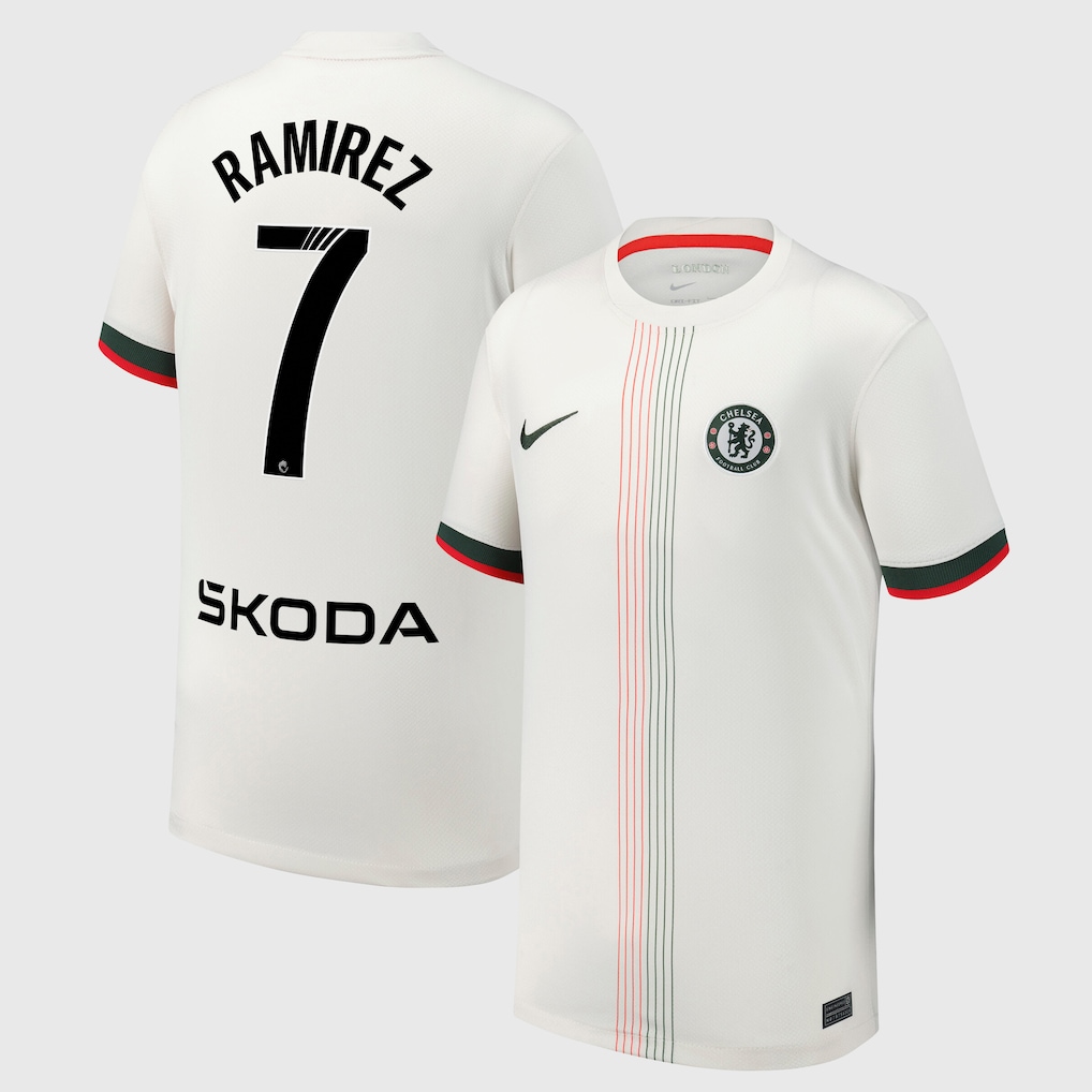 Chelsea Stores – Best Selection of chelsea wsl nike away stadium shirt 2025-26 – youth with ramírez 7 printing Chelsea Gear