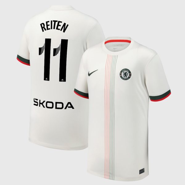 Chelsea Stores – Best Selection of chelsea wsl nike away stadium shirt 2025-26 – youth with reiten 11 printing Chelsea Gear