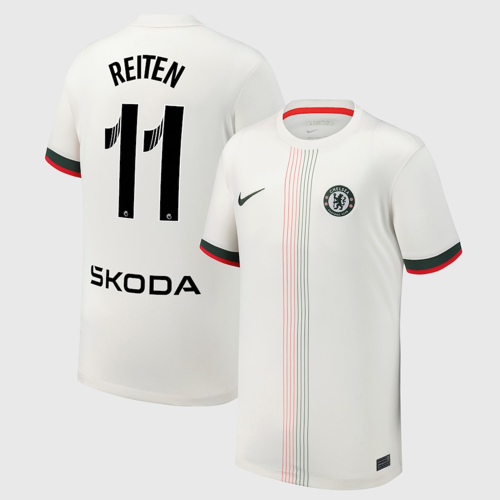 Chelsea Stores – Best Selection of chelsea wsl nike away stadium shirt 2025-26 – youth with reiten 11 printing Chelsea Gear