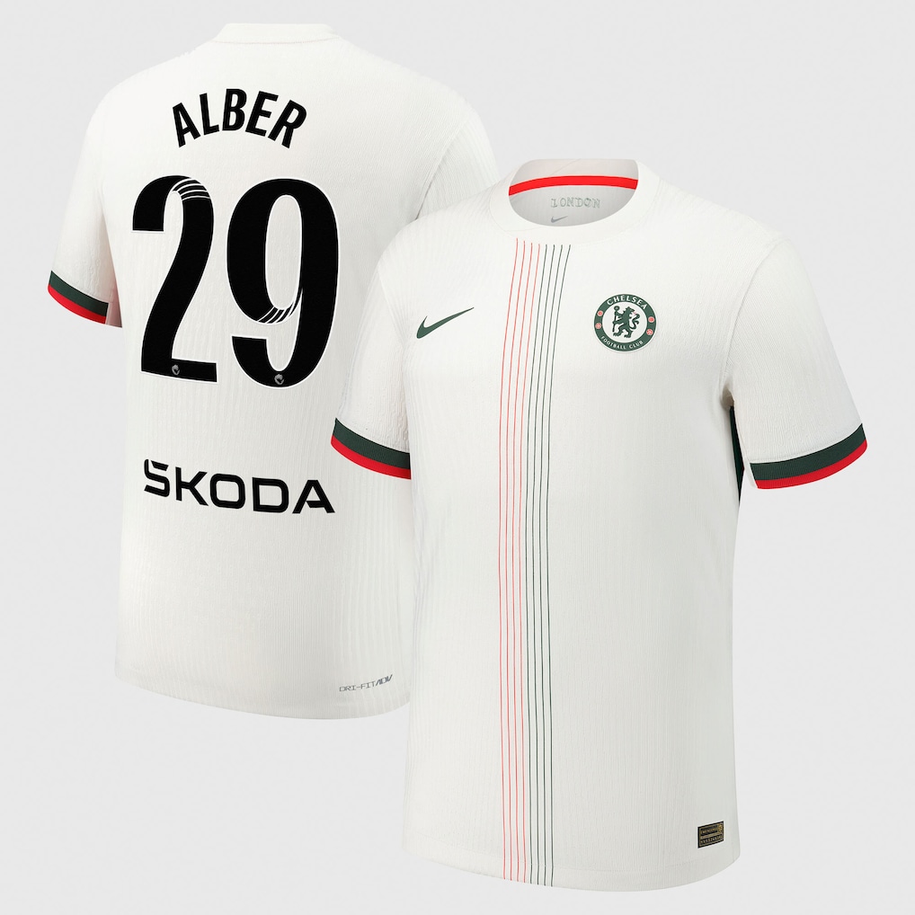 Chelsea Stores – Best Selection of chelsea wsl nike dri-fit adv away match shirt 2025-26 with alber 29 printing Chelsea Gear