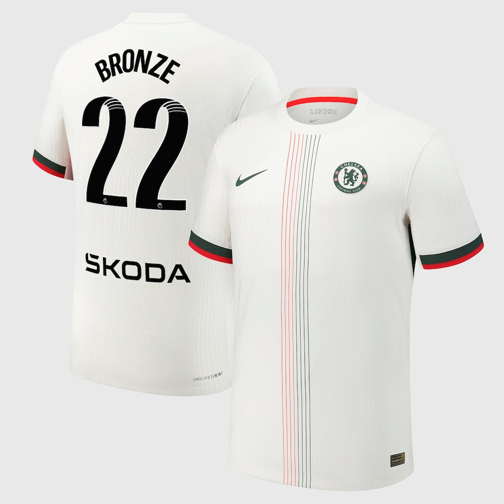 Chelsea Stores – Best Selection of chelsea wsl nike dri-fit adv away match shirt 2025-26 with bronze 22 printing Chelsea Gear