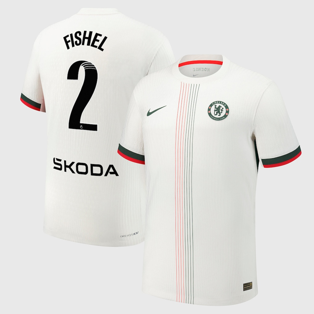 Chelsea Stores – Best Selection of chelsea wsl nike dri-fit adv away match shirt 2025-26 with fishel 2 printing Chelsea Gear