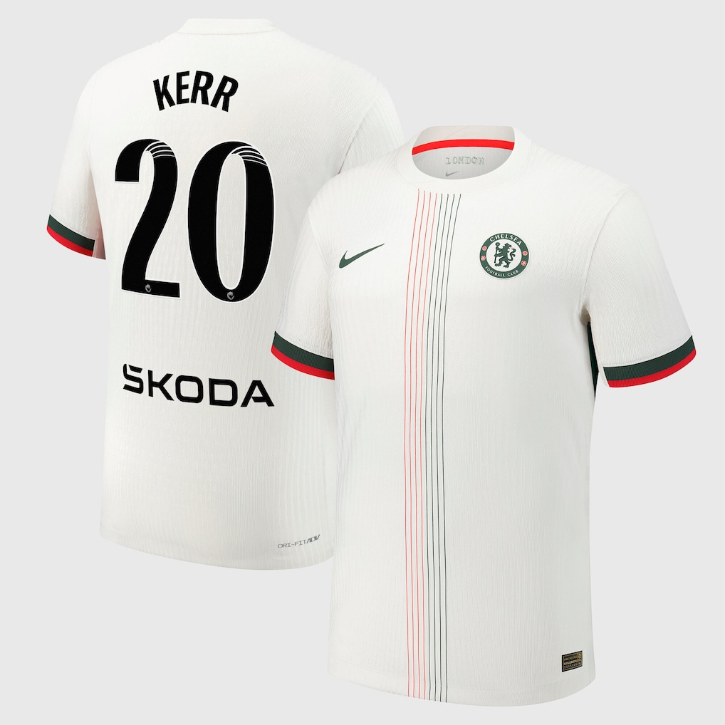 Chelsea Stores – Best Selection of chelsea wsl nike dri-fit adv away match shirt 2025-26 with kerr 20 printing Chelsea Gear