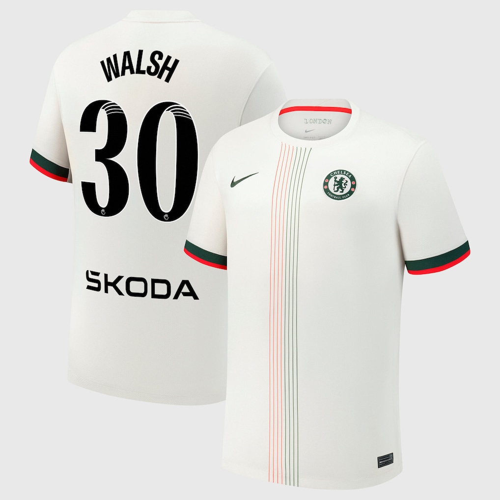 Chelsea Stores – Best Selection of chelsea wsl nike dri-fit adv away match shirt 2025-26 with walsh 13 printing Chelsea Gear