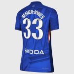 Chelsea Stores – Best Selection of chelsea wsl nike dri-fit adv home match shirt 2025-26 – womens with beever-jones 33 printing Chelsea Gear