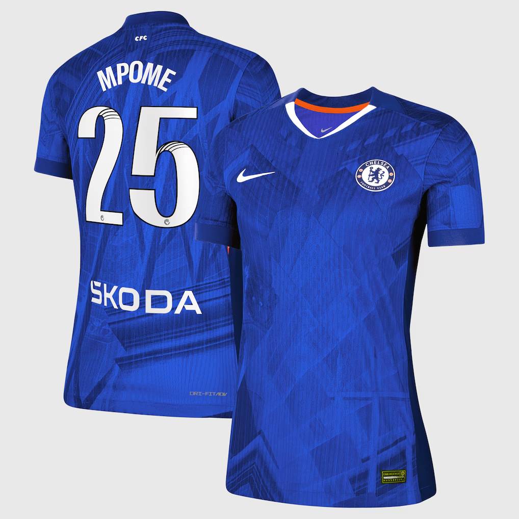 Chelsea Stores – Best Selection of chelsea wsl nike dri-fit adv home match shirt 2025-26 – womens with mpome 25 printing Chelsea Gear