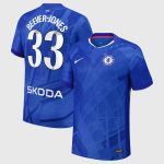 Chelsea Stores – Best Selection of chelsea wsl nike dri-fit adv home match shirt 2025-26 – youth with beever-jones 33 printing Chelsea Gear