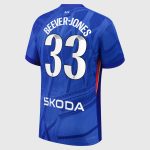 Chelsea Stores – Best Selection of chelsea wsl nike dri-fit adv home match shirt 2025-26 – youth with beever-jones 33 printing Chelsea Gear