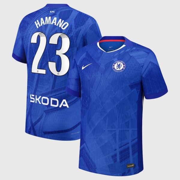 Chelsea Stores – Best Selection of chelsea wsl nike dri-fit adv home match shirt 2025-26 – youth with hamano 23 printing Chelsea Gear