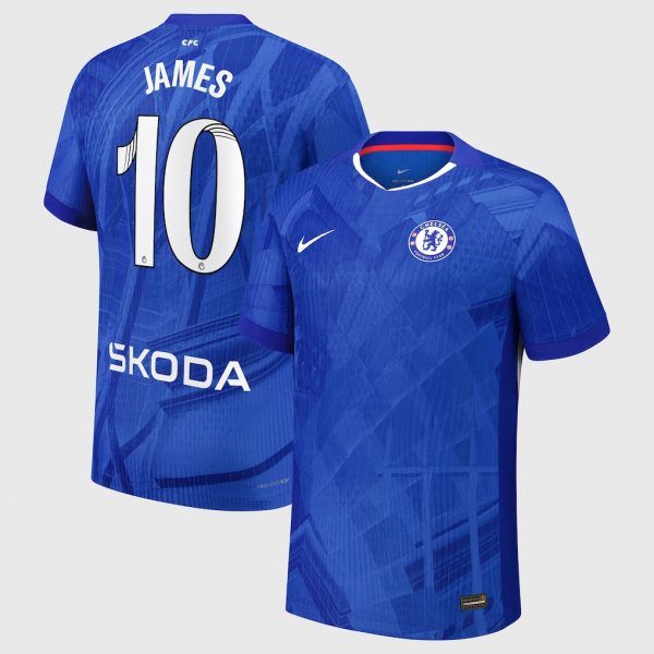 Chelsea Stores – Best Selection of chelsea wsl nike dri-fit adv home match shirt 2025-26 – youth with james 10 printing Chelsea Gear