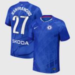 Chelsea Stores – Best Selection of chelsea wsl nike dri-fit adv home match shirt 2025-26 – youth with jean-francois 27 printing Chelsea Gear