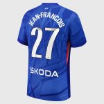 Chelsea Stores – Best Selection of chelsea wsl nike dri-fit adv home match shirt 2025-26 – youth with jean-francois 27 printing Chelsea Gear
