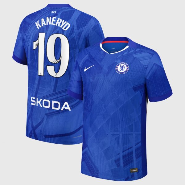 Chelsea Stores – Best Selection of chelsea wsl nike dri-fit adv home match shirt 2025-26 – youth with kaneryd 19 printing Chelsea Gear