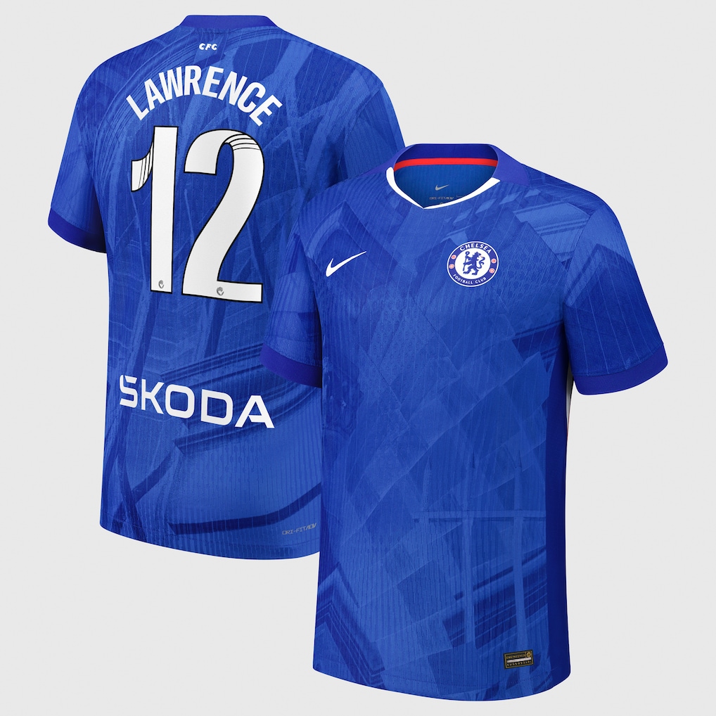 Chelsea Stores – Best Selection of chelsea wsl nike dri-fit adv home match shirt 2025-26 – youth with lawrence 12 printing Chelsea Gear