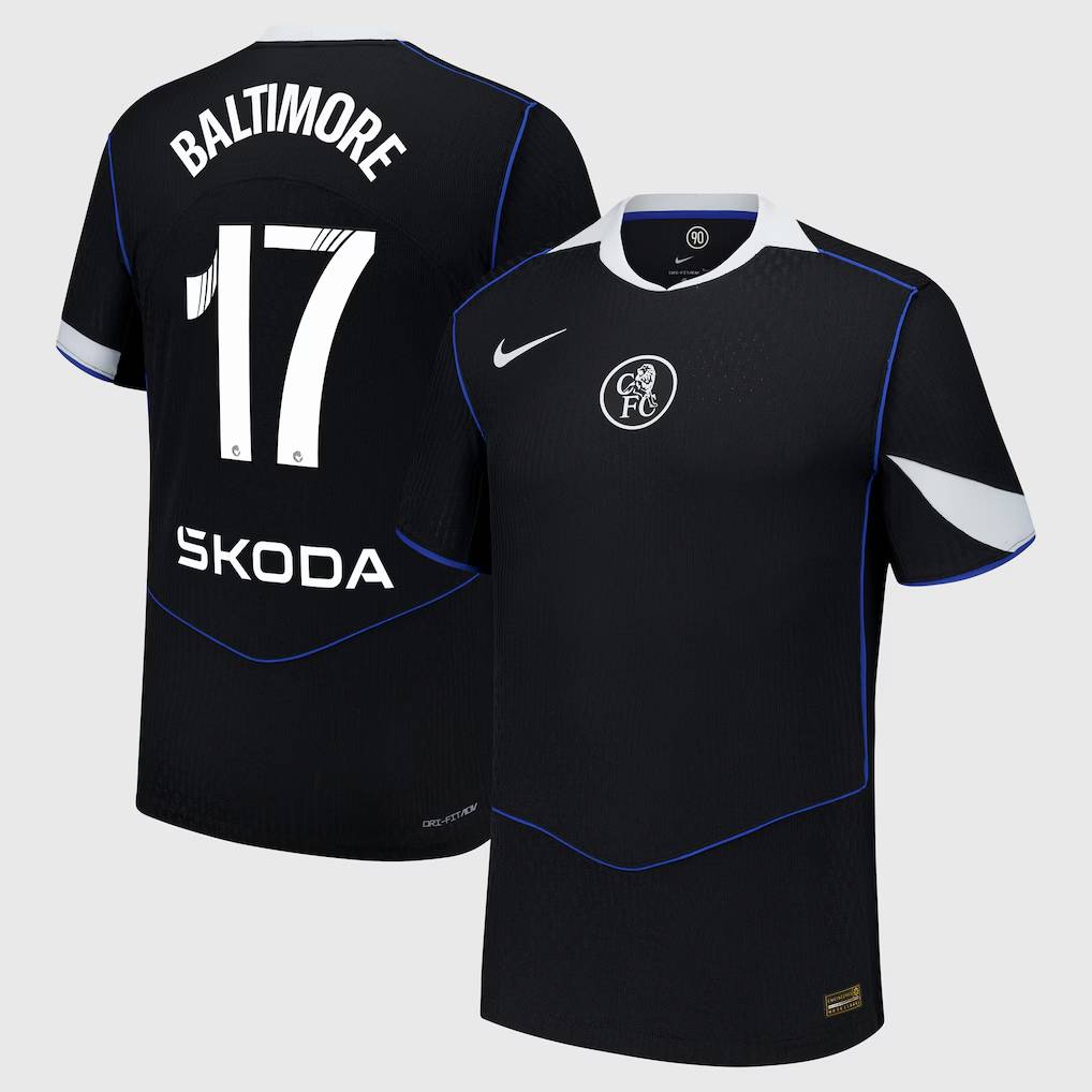 Chelsea Stores – Best Selection of chelsea wsl nike dri fit adv third match shirt 2025-26 with baltimore 17 printing Chelsea Gear