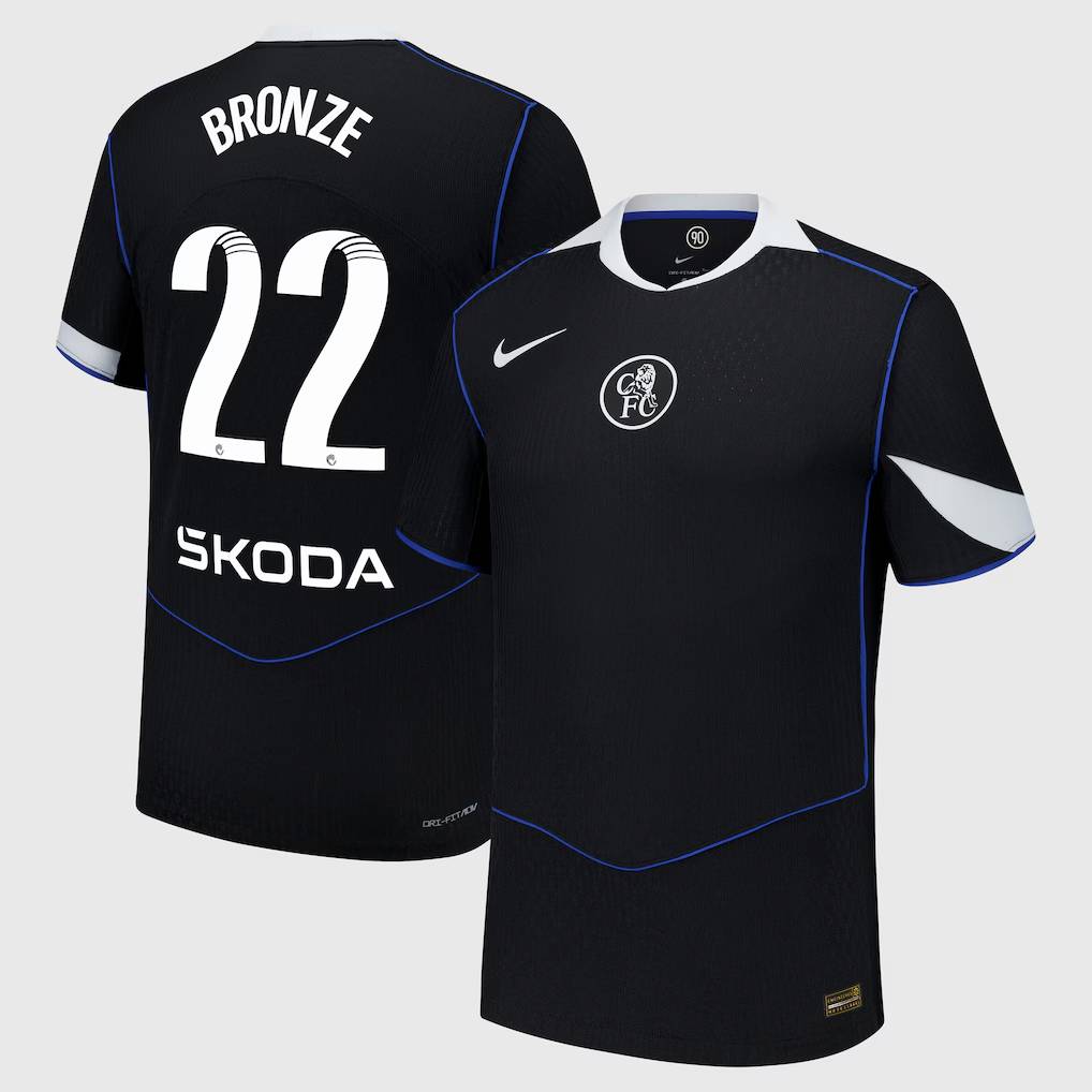 Chelsea Stores – Best Selection of chelsea wsl nike dri fit adv third match shirt 2025-26 with bronze 22 printing Chelsea Gear