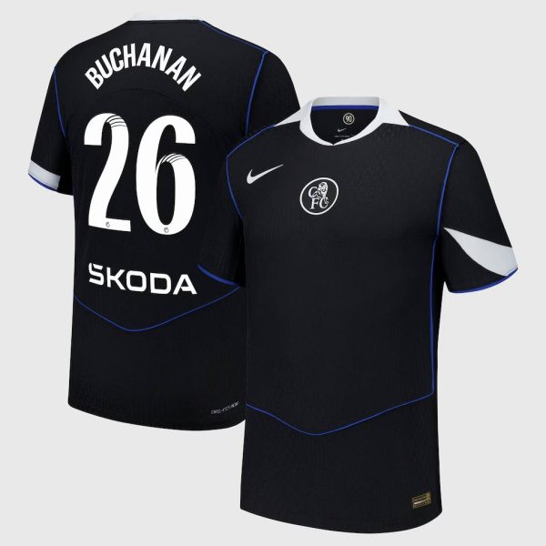 Chelsea Stores – Best Selection of chelsea wsl nike dri fit adv third match shirt 2025-26 with buchanan 26 printing Chelsea Gear