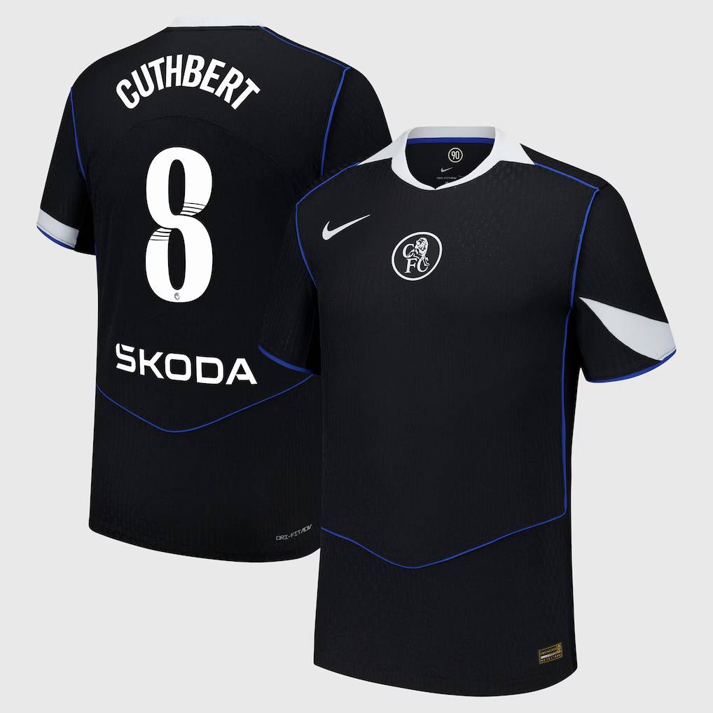 Chelsea Stores – Best Selection of chelsea wsl nike dri fit adv third match shirt 2025-26 with cuthbert 8 printing Chelsea Gear