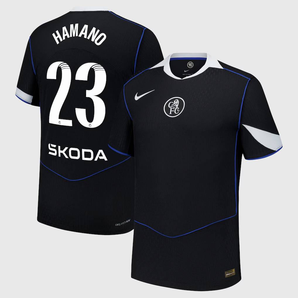 Chelsea Stores – Best Selection of chelsea wsl nike dri fit adv third match shirt 2025-26 with hamano 23 printing Chelsea Gear